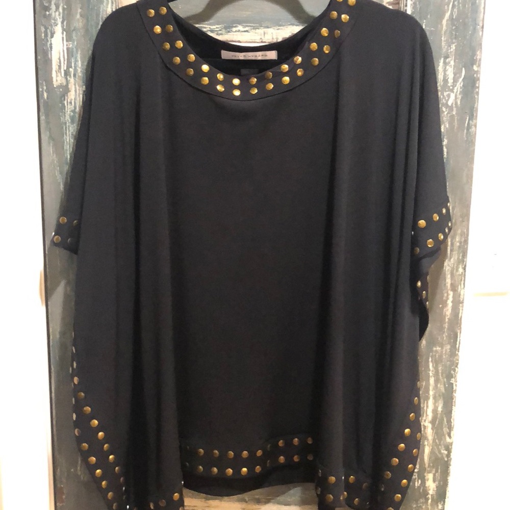 Black butterfly style blouse